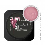 Gel UV 2M Beauty constructie roz opac dens Smart Natural 50 gr